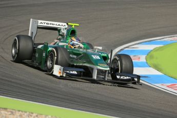 World © Octane Photographic Ltd. Saturday 19th July 2014. GP2 Race 1 – German GP - Hockenheim. Tom Dillmann - EQ8 Caterham Racing. Digital Ref : 1045LB1D7590