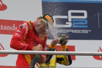 World © Octane Photographic Ltd. Sunday 20th July 2014. GP2 Race 2 – German GP - Hockenheim. Stefano Coletti - Racing Engineering (1st) and Felipe Nasr - Carlin (2nd). Digital Ref : 1050CB7D6119
