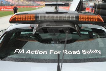 World © Octane Photographic Ltd. Sunday 20th July 2014. GP2 Race 2 – German GP - Hockenheim. FIA safety car in the rain. Digital Ref : 1050CB7D6565