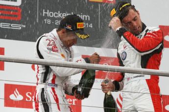 World © Octane Photographic Ltd. Sunday 20th July 2014. GP3 Race 2. German GP, Hockenheim. Jann Mardenborough celebrates his 1st GP3 win - Arden International. Digital Ref : 1049CB7D5909
