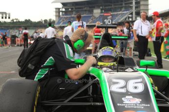 World © Octane Photographic Ltd. Sunday 20th July 2014. GP3 Race 2. German GP, Hockenheim. Nick Yelloly - Status Grand Prix. Digital Ref : 1049CB7D6453