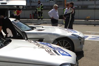 World © Octane Photographic Ltd. Saturday 19th July 2014. F1/GP2/GP3 safety and medical Cars (Mercedes AMG SLS and Mercedes C63 AMG Estate). Digital Ref: