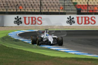 World © Octane Photographic Ltd. Saturday 19th July 2014. German GP, Hockenheim. - Formula 1 Qualifying. Williams Martini Racing FW36 – Felipe Massa. Digital Ref: