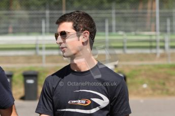 World © Octane Photographic Ltd. Thursday 17th July 2014. GP2 Paddock – German GP - Hockenheim. Alexander Rossi - Campos Racing. Digital Ref : 1034CB7D4396