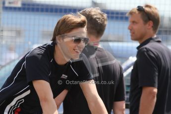 World © Octane Photographic Ltd. Thursday 17th July 2014. GP2 Paddock – German GP - Hockenheim. Artem Markelov - RT Russian Time. Digital Ref : 1034CB7D4439