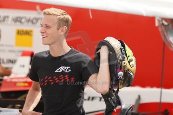 World © Octane Photographic Ltd. Thursday 17th July 2014. GP3 Paddock. German GP, Hockenheim. Marvin Kirchhofer - ART Grand Prix. Digital Ref : 1034CB7D4582