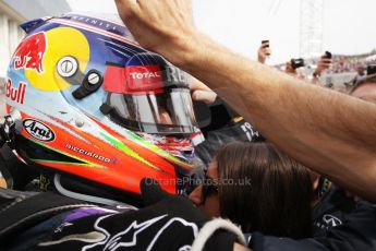 World © Octane Photographic Ltd. Sunday 27th July 2014. Hungarian GP, Hungaroring - Budapest. Podium. Infiniti Red Bull Racing RB10 – Daniel Ricciardo. Digital Ref: 1074LB1D5050