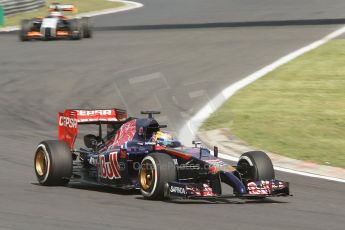 World © Octane Photographic Ltd. Friday 25th July 2014. Hungarian GP, Hungaroring - Budapest. - Formula 1 Practice 1. Scuderia Toro Rosso STR9 - Jean-Eric Vergne. Digital Ref: