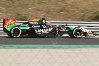 World © Octane Photographic Ltd. Friday 25th July 2014. Hungarian GP, Hungaroring - Budapest. - Formula 1 Practice 1. Sahara Force India VJM07 – Nico Hulkenburg. Digital Ref :