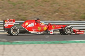 World © Octane Photographic Ltd. Friday 25th July 2014. Hungarian GP, Hungaroring - Budapest. - Formula 1 Practice 1. Scuderia Ferrari F14T - Fernando Alonso. Digital Ref:
