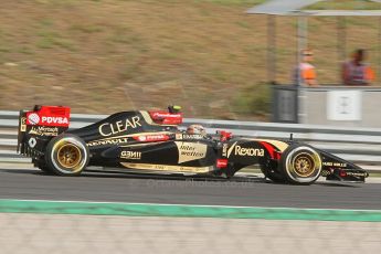World © Octane Photographic Ltd. Friday 25th July 2014. Hungarian GP, Hungaroring - Budapest. - Formula 1 Practice 1. Lotus F1 Team E22 – Pastor Maldonado. Digital Ref: