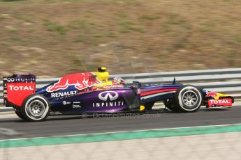 World © Octane Photographic Ltd. Friday 25th July 2014. Hungarian GP, Hungaroring - Budapest. - Formula 1 Practice 1. Infiniti Red Bull Racing RB10 – Daniel Ricciardo. Digital Ref: