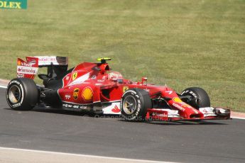 World © Octane Photographic Ltd. Friday 25th July 2014. Hungarian GP, Hungaroring - Budapest. - Formula 1 Practice 1. Scuderia Ferrari F14T – Kimi Raikkonen. Digital Ref: