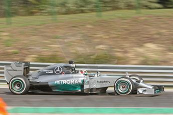 World © Octane Photographic Ltd. Friday 25th July 2014. Hungarian GP, Hungaroring - Budapest. - Formula 1 Practice 1. Mercedes AMG Petronas F1 W05 Hybrid – Lewis Hamilton. Digital Ref: