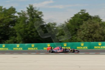 World © Octane Photographic Ltd. Friday 25th July 2014. Hungarian GP, Hungaroring - Budapest. - Formula 1 Practice 1. Scuderia Toro Rosso STR 9 – Daniil Kvyat. Digital Ref: