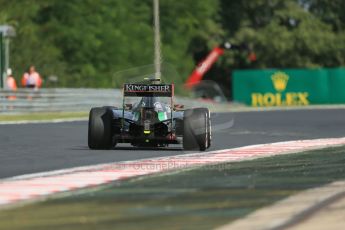 World © Octane Photographic Ltd. Friday 25th July 2014. Hungarian GP, Hungaroring - Budapest. - Formula 1 Practice 1. Sahara Force India VJM07 – Sergio Perez. Digital Ref:  1056LB1D9148