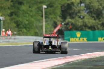 World © Octane Photographic Ltd. Friday 25th July 2014. Hungarian GP, Hungaroring - Budapest. - Formula 1 Practice 1. Lotus F1 Team E22 – Pastor Maldonado. Digital Ref: