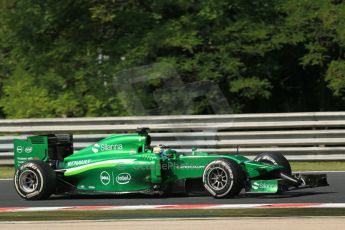 World © Octane Photographic Ltd. Friday 25th July 2014. Hungarian GP, Hungaroring - Budapest. - Formula 1 Practice 1. Caterham F1 Team CT05 – Kamui Kobayashi. Digital Ref: