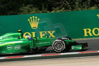 World © Octane Photographic Ltd. Friday 25th July 2014. Hungarian GP, Hungaroring - Budapest. - Formula 1 Practice 1. Caterham F1 Team CT05 – Marcus Ericsson. Digital Ref: