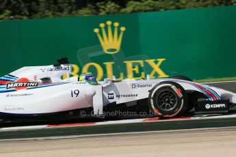 World © Octane Photographic Ltd. Friday 25th July 2014. Hungarian GP, Hungaroring - Budapest. - Formula 1 Practice 1. Williams Martini Racing FW36 – Felipe Massa. Digital Ref: