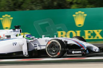 World © Octane Photographic Ltd. Friday 25th July 2014. Hungarian GP, Hungaroring - Budapest. - Formula 1 Practice 1. Williams Martini Racing FW36 – Felipe Massa. Digital Ref: