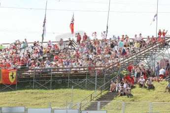 World © Octane Photographic Ltd. Friday 25th July 2014. Hungarian GP, Hungaroring - Budapest. Formula 1 Practice 1 crowd. Digital Ref: 1061CB7D6604