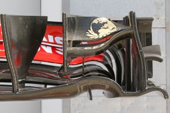 orld © Octane Photographic Ltd. Friday 25th July 2014. Hungarian GP, Hungaroring - Budapest. - Formula 1 Practice 1. Lotus F1 Team E22 front wing. Digital Ref: 1061CB7D6612