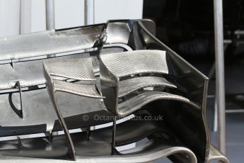 World © Octane Photographic Ltd. Friday 25th July 2014. Hungarian GP, Hungaroring - Budapest. - Formula 1 Practice 1. Williams Martini Racing FW36 front wing. Digital Ref: 1061CB7D6636