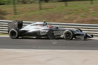 World © Octane Photographic Ltd. Friday 25th July 2014. Hungarian GP, Hungaroring - Budapest. - Formula 1 Practice 2. McLaren Mercedes MP4/29 – Kevin Magnussen. Digital Ref: 1057CB7D6799