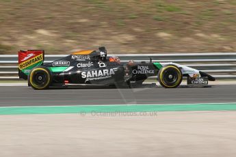 World © Octane Photographic Ltd. Friday 25th July 2014. Hungarian GP, Hungaroring - Budapest. - Formula 1 Practice 2. Sahara Force India VJM07 – Nico Hulkenburg. Digital Ref : 1057CB7D6826