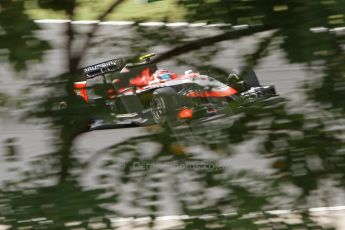 World © Octane Photographic Ltd. Friday 25th July 2014. Hungarian GP, Hungaroring - Budapest. - Formula 1 Practice 2. Marussia F1 Team MR03 - Max Chilton. Digital Ref: 1057CB7D6870