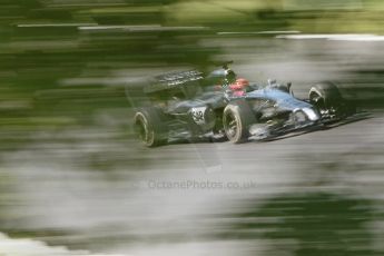 World © Octane Photographic Ltd. Friday 25th July 2014. Hungarian GP, Hungaroring - Budapest. - Formula 1 Practice 2. McLaren Mercedes MP4/29 - Jenson Button. Digital Ref: 1057CB7D6898