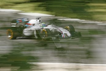 World © Octane Photographic Ltd. Friday 25th July 2014. Hungarian GP, Hungaroring - Budapest. - Formula 1 Practice 2. Williams Martini Racing FW36 – Felipe Massa. Digital Ref: 1057CB7D6934