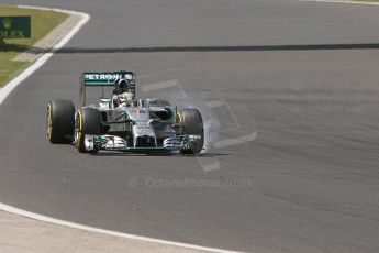 World © Octane Photographic Ltd. Friday 25th July 2014. Hungarian GP, Hungaroring - Budapest. - Formula 1 Practice 2. Mercedes AMG Petronas F1 W05 Hybrid – Lewis Hamilton. Digital Ref: 1057CB7D7013