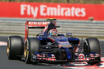 World © Octane Photographic Ltd. 2014 Friday 25th July 2014. Hungarian GP, Hungaroring - Budapest. Practice 2. Scuderia Toro Rosso STR 9 – Daniil Kvyat. Digital Ref: 1057LB1D0050