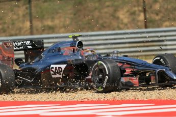 World © Octane Photographic Ltd. Friday 25th July 2014. Hungarian GP, Hungaroring - Budapest. - Formula 1 Practice 2. McLaren Mercedes MP4/29 – Kevin Magnussen. Digital Ref: 1057LB1D0088