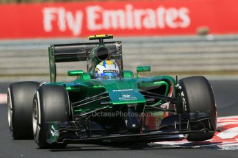 World © Octane Photographic Ltd. 2014 Friday 25th July 2014. Hungarian GP, Hungaroring - Budapest. Practice 2. Caterham F1 Team CT05 – Marcus Ericsson. Digital Ref: 1057LB1D0137