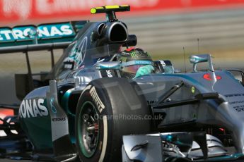 World © Octane Photographic Ltd. Friday 25th July 2014. Hungarian GP, Hungaroring - Budapest. - Formula 1 Practice 2. Mercedes AMG Petronas F1 W05 Hybrid - Nico Rosberg. Digital Ref: 1057LB1D0620