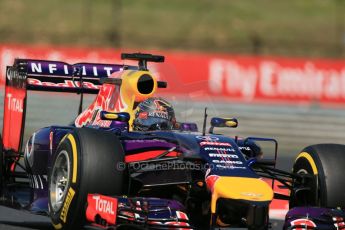 World © Octane Photographic Ltd. 2014. Friday 25th July 2014. Hungarian GP, Hungaroring - Budapest. Practice 2. Infiniti Red Bull Racing RB10 - Sebastian Vettel. Digital Ref: 1057LB1D0817