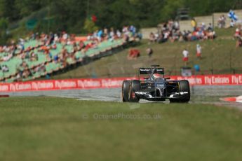 World © Octane Photographic Ltd. 2014 Friday 25th July 2014. Hungarian GP, Hungaroring - Budapest. Practice 2. Sauber C33 – Adrian Sutil. Digital Ref: 1057LB1D0879