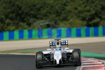 World © Octane Photographic Ltd. 2014 Saturday 26th July 2014. Hungarian GP, Hungaroring - Budapest. Practice 3. Williams FW36 – Felipe Massa. Digital Ref: 1064LB1D1127