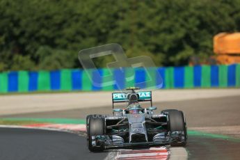 World © Octane Photographic Ltd. 2014 Saturday 26th July 2014. Hungarian GP, Hungaroring - Budapest. Practice 3. Mercedes AMG Petronas F1 W05 Hybrid - Nico Rosberg. Digital Ref: 1064LB1D1155