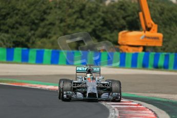 World © Octane Photographic Ltd. 2014 Saturday 26th July 2014. Hungarian GP, Hungaroring - Budapest. Practice 3. Mercedes AMG Petronas F1 W05 Hybrid – Lewis Hamilton. Digital Ref: 1064LB1D1163