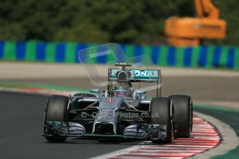 World © Octane Photographic Ltd. 2014 Saturday 26th July 2014. Hungarian GP, Hungaroring - Budapest. Practice 3. Mercedes AMG Petronas F1 W05 Hybrid - Nico Rosberg. Digital Ref: 1064LB1D1193