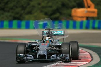 World © Octane Photographic Ltd. 2014 Saturday 26th July 2014. Hungarian GP, Hungaroring - Budapest. Practice 3. Mercedes AMG Petronas F1 W05 Hybrid – Lewis Hamilton. Digital Ref: 1064LB1D1249