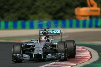 World © Octane Photographic Ltd. 2014 Saturday 26th July 2014. Hungarian GP, Hungaroring - Budapest. Practice 3. Mercedes AMG Petronas F1 W05 Hybrid – Lewis Hamilton. Digital Ref: 1064LB1D1306