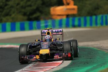 World © Octane Photographic Ltd. 2014 Saturday 26th July 2014. Hungarian GP, Hungaroring - Budapest. Practice 3. Infiniti Red Bull Racing RB10 – Daniel Ricciardo. Digital Ref: 1064LB1D1439