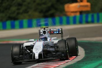 World © Octane Photographic Ltd. 2014 Saturday 26th July 2014. Hungarian GP, Hungaroring - Budapest. Practice 3. Williams FW36 – Valtteri Bottas Digital Ref: 1064LB1D1446