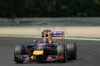 World © Octane Photographic Ltd. 26th July 2014. German GP, Hockenheim. Formula 1 Practice 3. Infiniti Red Bull Racing RB10 - Sebastian Vettel. Digital Ref:  1064LB1D1717