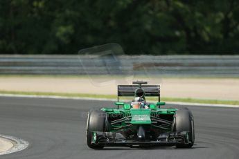 World © Octane Photographic Ltd. Saturday 26th July 2014. Hungarian GP, Hungaroring - Budapest. Practice 3. Caterham F1 Team CT05 – Kamui Kobayashi. Digital Ref: 1064LB1D1730